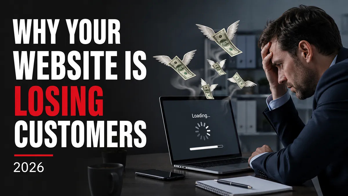website losing customers